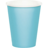 Creative Converting 563279 Pastel Blue Hot/Cold Cups, 9 Oz., CASE of 96