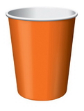 Creative Converting 563282 Sunkissed Orange 9 Oz Hot/Cold Cup (Case of 96)