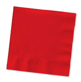 Creative Converting 571031B Classic Red Beverage Napkin, 3 Ply, Solid (Case of 500)