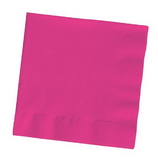 Creative Converting 57177B Hot Magenta Beverage Napkin, 3 Ply, Solid (Case of 500)