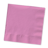 Creative Converting 573042 Candy Pink 2-Ply Beverage Napkins (Case of 240)