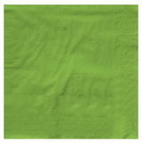 Creative Converting 573123B Fresh Lime Beverage Napkin, 3 Ply, Solid (Case of 500)
