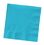 Creative Converting 591039B Bermuda Blue Dinner Napkin, 3 Ply, 1/4 Fold Solid (Case of 250), Price/Case
