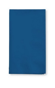 Creative Converting 591137B Navy Dinner Napkin, 3 Ply, 1/4 Fold Solid (Case of 250)