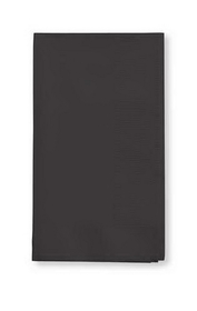 Creative Converting 59134B Black Velvet Dinner Napkin, 3 Ply, 1/4 Fold Solid (Case of 250)