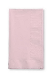 Creative Converting 59158B Classic Pink Dinner Napkin, 3 Ply, 1/4 Fold Solid (Case of 250)