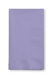 Creative Converting 59193B Luscious Lavender Dinner Napkin, 3 Ply, 1/4 Fold Solid (Case of 250)