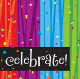 Creative Converting 661683 Milestone Celebrations Celebrate 3-Ply Lunch Napkins (Case of 192)