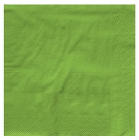 Creative Converting 663123B Fresh Lime Luncheon Napkin, 2 Ply, Solid (Case of 600)