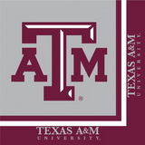 Creative Converting 664848 Texas A & M 2-Ply Lunch Napkins (Case of 240)