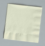 Creative Converting 669161B Ivory Luncheon Napkin, 2 Ply, Solid (Case of 600)