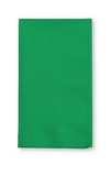 Creative Converting 67112B Emerald Green Dinner Napkin, 2 Ply, 1/8 Fold Solid (Case of 600)