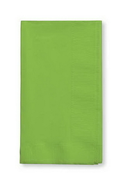 Creative Converting 673123B Fresh Lime Dinner Napkin, 2 Ply, 1/8 Fold Solid (Case of 600)