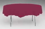 Creative Converting 703122 Burgundy Plastic Tablecover 82