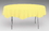 Creative Converting 703266 Mimosa Plastic Tablecover 82" Octy Solid (Case of 12)