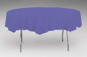 Creative Converting 703268 Purple Plastic Tablecover 82" Octy Solid (Case of 12)