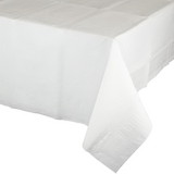 Creative Converting 710241 White Paper Tablecloth