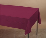 Creative Converting 713122 Burgundy Tissue/Poly Tablecover 54 X 108 Solid (Case of 6)