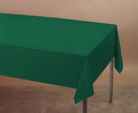 Creative Converting 713124 Hunter Green Tissue/Poly Tablecover 54 X 108 Solid (Case of 6)