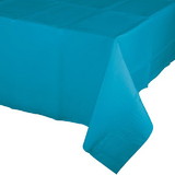Creative Converting 713131 Turquoise Blue Paper Tablecloth