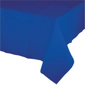 Creative Converting 713147 Cobalt Tablecover 54"X 108" Tis/Poly, CASE of 6