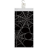 Creative Converting 720511 Silver Webs Plastic Tablecover, Webs, All Over Print, CASE of 12