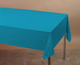 Creative Converting 723131 Turquoise Plastic Tablecover 54 X 108 Solid (Case of 12)
