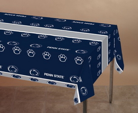 Creative Converting 724729 Penn State Plastic 54x108 Tablecover (Case of 12)