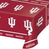 Creative Converting 724924 Indiana Univ Plastic Tablecover, CASE of 12