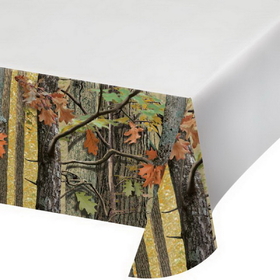 Creative Converting 725676 Hunting Camo Tablecover Pl 54" X 102", CASE of 6