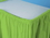 Creative Converting 743123 Fresh Lime Plastic Tableskirt 14' Solid (Case of 6)