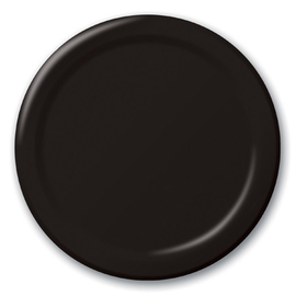 Creative Converting 753260B Big Value Black Velvet 7&quot; Lunch Plates (Case of 900)