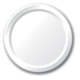 Creative Converting 753272B Big Value White 7" Lunch Plates (Case of 900)