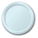 Creative Converting 79157B Pastel Blue Luncheon Plate, Solid (Case of 240)
