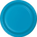 Creative Converting 793131B Turquoise Blue Dessert Plates