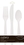 Creative Converting 810272 White Cutlery Assortment (Case of 216), Price/Case
