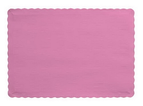 Creative Converting 863042B Candy Pink Placemat, 9.5 X 13.375 Solid (Case of 600)