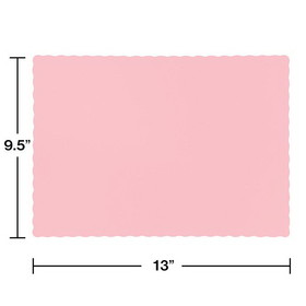 Creative Converting 863274B Classic Pink Placemats