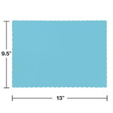 Creative Converting 863279B Pastel Blue Placemats