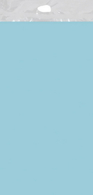 Creative Converting 913279 Pastel Blue 54&quot; x 108&quot; Plastic Tablecover (Case of 12)