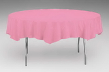 Creative Converting 923042 Candy Pink Tissue/Poly Tablecover 82