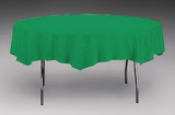 Creative Converting 923261 Emerald Green Tissue/Poly Tablecover 82