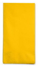 Creative Converting 951021 School Bus Yellow Guest Towel, 3 Ply, Solid (Case of 192)