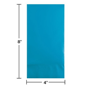 Creative Converting 953131 Turquoise Blue Guest Towels