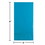 Creative Converting 953131 Turquoise Blue Guest Towels