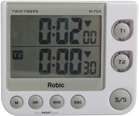Robic 68999 M703 Twin LED Timers