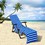 Muka Microfiber Striped Beach Pool Lounge Chair Towel Cover Portable Beach Chair Blanket Bath Towel for Swimming Sunbathing, 29" x 84"