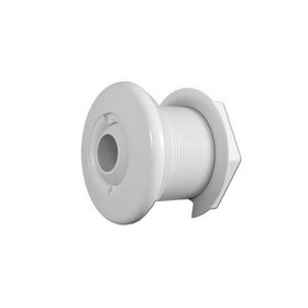 Hydro Air 10-3300 Wall Fitting, Jet, HydroAir Standard Series, Extended, White w/ Eyeball, Nut, Gasket