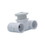Hydro Air 10-5300-WHT Jet Assembly, HydroAir Hydro-Jet, Extended, 1-1/2"S Water x 1-1/2"S Air, White