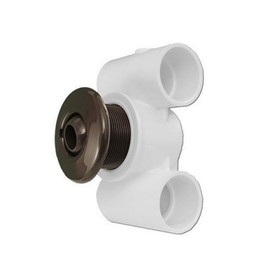 Hydro Air 10-5300 Jet Assembly, HydroAir Hydro-Jet, Extended, 1-1/2"S Water x 1-1/2"S Air, Brown